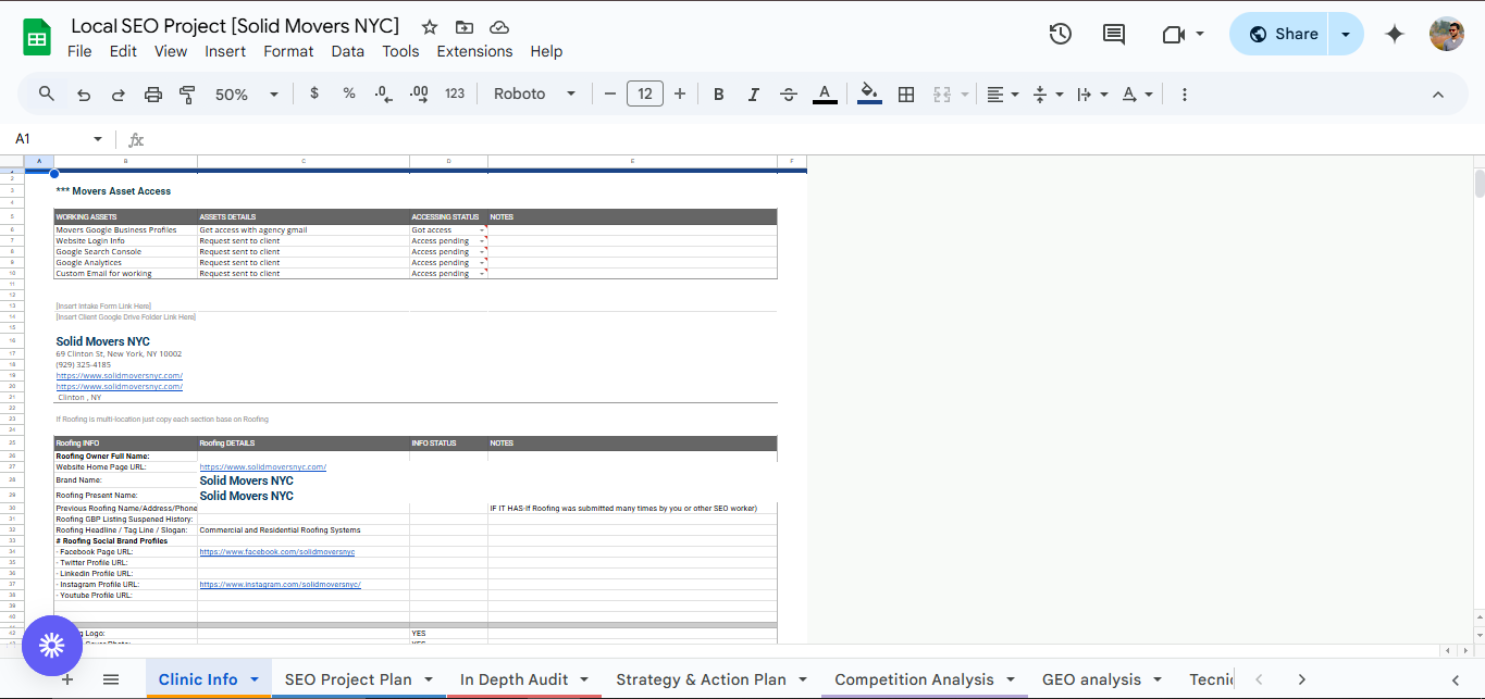 Local SEO for Solid Mover