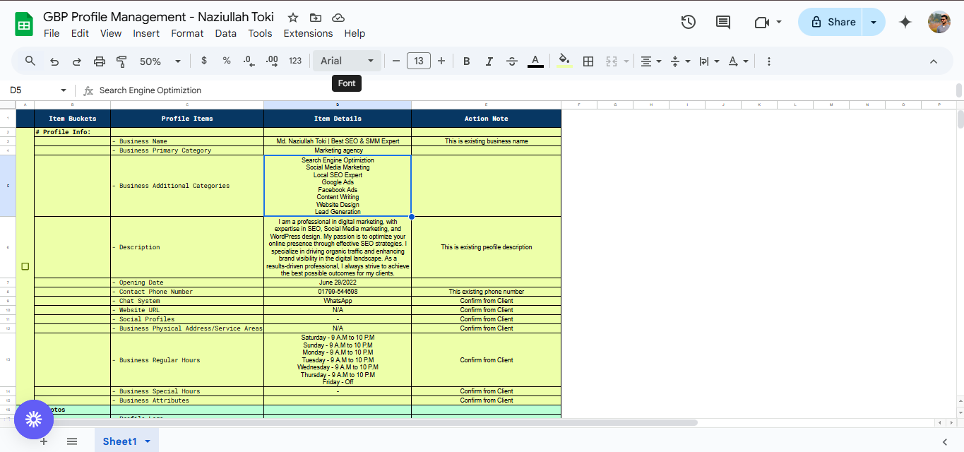 GBP Profile Management for Best SEO & SMM Expert